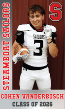 Load image into Gallery viewer, '26 Football Senior Banner