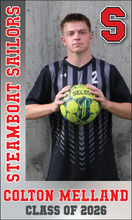 Load image into Gallery viewer, &#39;26 Boys Soccer Senior Banner

