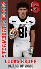 Load image into Gallery viewer, &#39;26 Football Senior Banner
