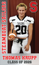 Load image into Gallery viewer, &#39;26 Football Senior Banner
