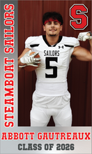 Load image into Gallery viewer, &#39;26 Football Senior Banner

