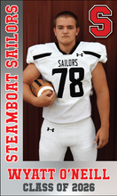 Load image into Gallery viewer, &#39;26 Football Senior Banner
