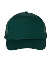 Load image into Gallery viewer, Valucap - Five-Panel Mesh-Back Trucker Cap - 8804H -  Red - Forest - BULK SALE - 3 QTY - $7.00
