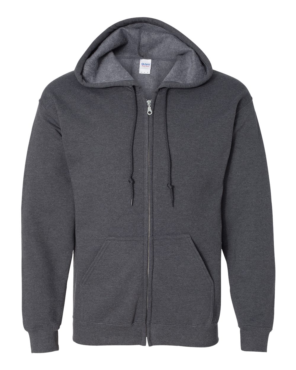 Gildan - Heavy Blend™ Full-Zip Hooded Sweatshirt - 18600 - Dark Heather
