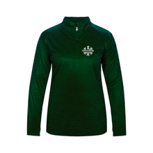 Load image into Gallery viewer, Ladies Tonal Blend Quarter-Zip Pullover
