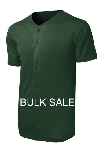 Sport-Tek PosiCharge® Tough Mesh Full-Button Jersey - Forest Green - ST220 - BULK SALE