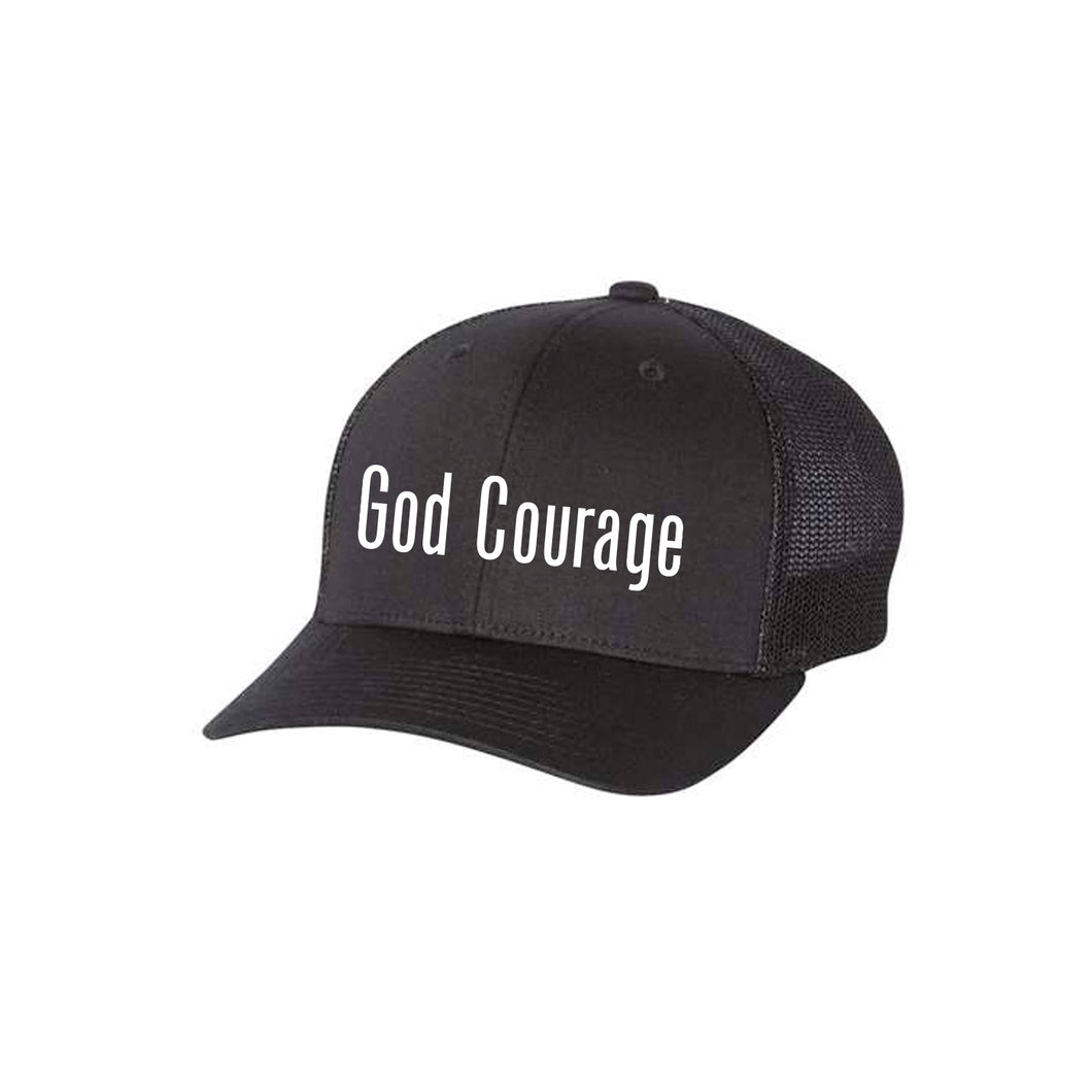 God Courage Fitted Trucker